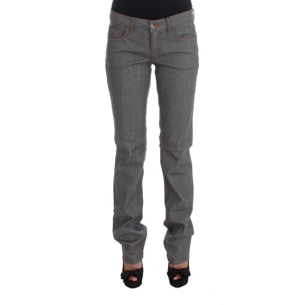 Costume National Elegant Gray Regular Fit Women's Jeans